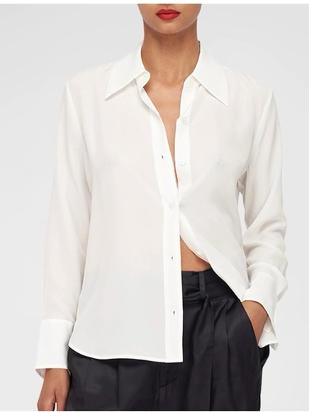 Equipment Femme Essential Silk Button-Down Blouse